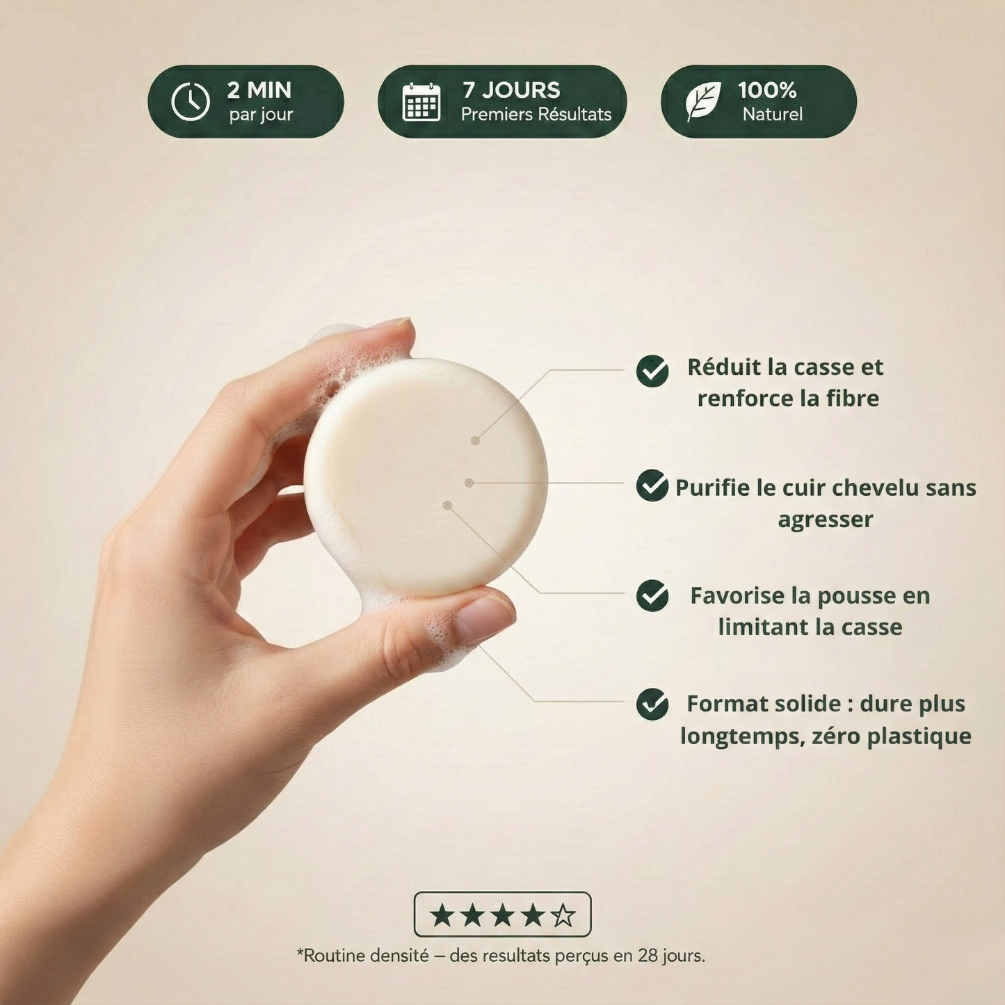 Shampoing Solide à l’Oignon